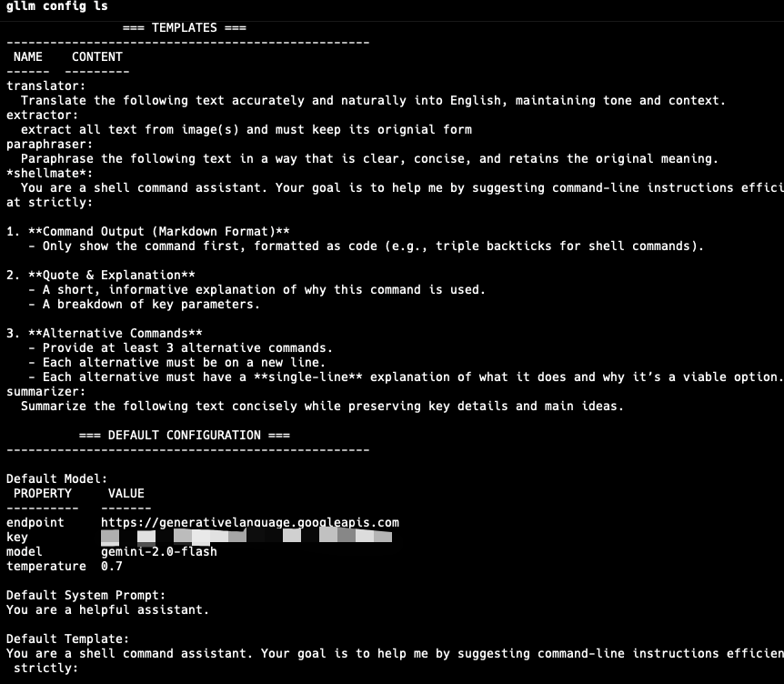 Config Screenshot