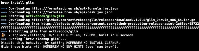 Install Screenshot