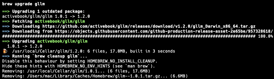 Upgrade Screenshot